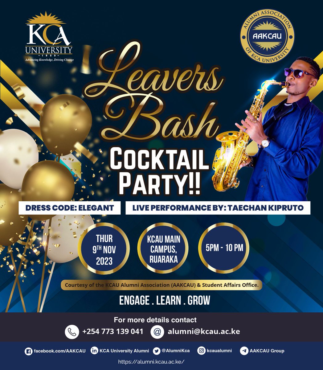 samuelkaimeny2's tweet image. Remember to celebrate milestones as you prepare for the road ahead.” – Nelson Mandela.
#KCAUFINALISTS2023
@AlumniKca 
@kcauniversity 
Presents:
#graduatingclassof2023