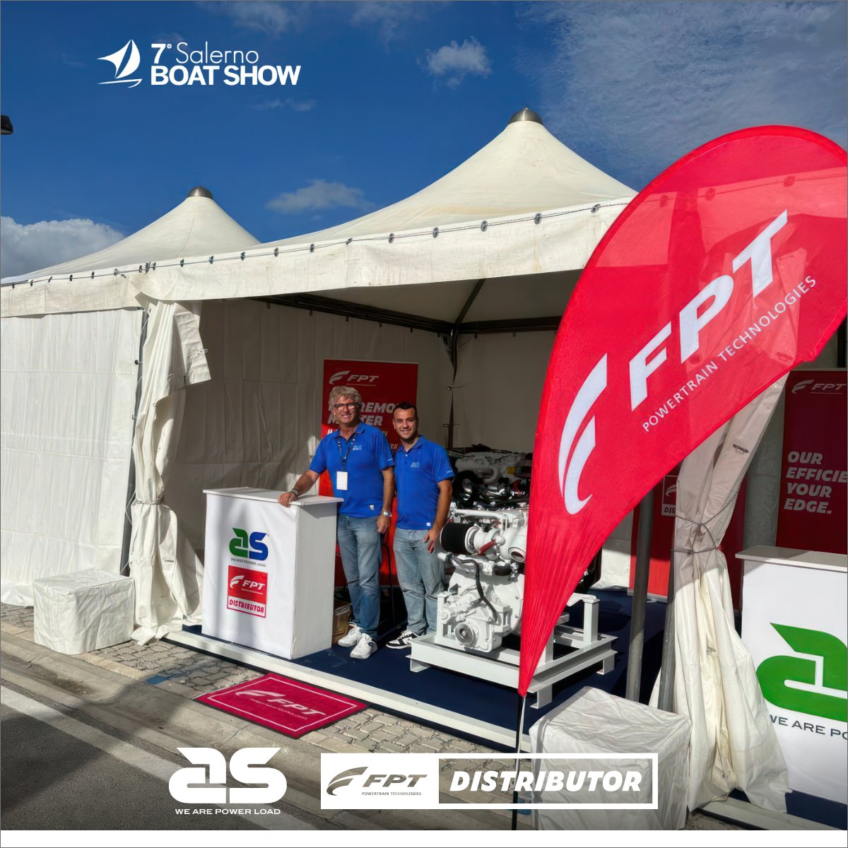 AS_Labruna's tweet image. In questi giorni siamo al Marina D’Arechi per il  @salernoboatshow.
Nel nostro stand dedicato a @fptindustrialemea siamo presenti con due motori: l’N 40 250 e l’N 67 570,  dotati delle più recenti tecnologie FPT Industrial che garantiscono prestazioni elevate e consumi ridotti