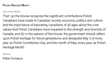 HoCChamber's tweet photo. The #HoC is debating Private Members’ Business Motion #M75 (Polish Heritage Month)
▶️ Watch the debate live: https://t.co/pHm8BJjycA https://t.co/9fpFHn7R2v