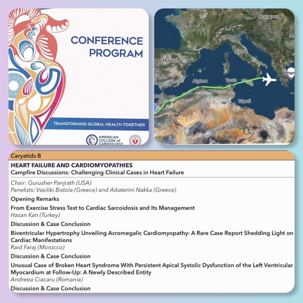 Raïd Faraj (@farajraid95) on Twitter photo Thrilled to be in Athens for the American College of Cardiology Middle East & Eastern Mediterranean 2023 Congress to present both an oral and poster presentation. Looking forward to sharing and learning from fellow experts! 🇬🇷🇺🇸🇲🇦🫀
#ACCMidEastMed <a href="/ACCinTouch/">American College of Cardiology</a> Thrilled to be in Athens for the American College of Cardiology Middle East & Eastern Mediterranean 2023 Congress to present both an oral and poster presentation. Looking forward to sharing and learning from fellow experts! 🇬🇷🇺🇸🇲🇦🫀
#ACCMidEastMed <a href="/ACCinTouch/">American College of Cardiology</a>