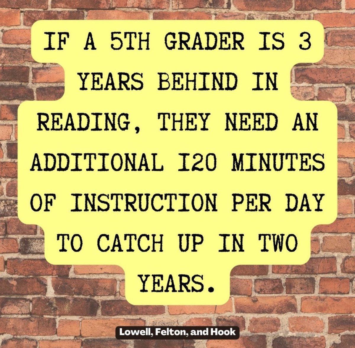 Early intervention is essential. If we wait we simply will not have the human/personnel capacity to give kids the intervention they need and deserve. So when we choose to not intervene early we are choosing to in all likelihood condemn kids to a lifetime of reading struggle.