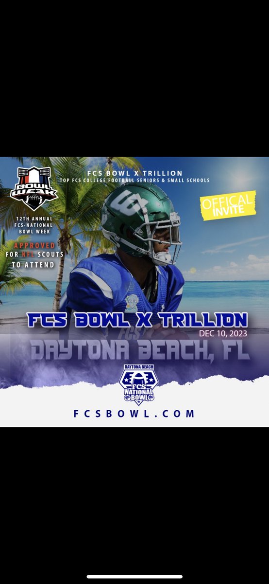 JordanGregg17's tweet photo. Blessed to receive an official invite to the FCS Bowl🤝🏾@FCSBOWL https://t.co/P3PRHsVYrm