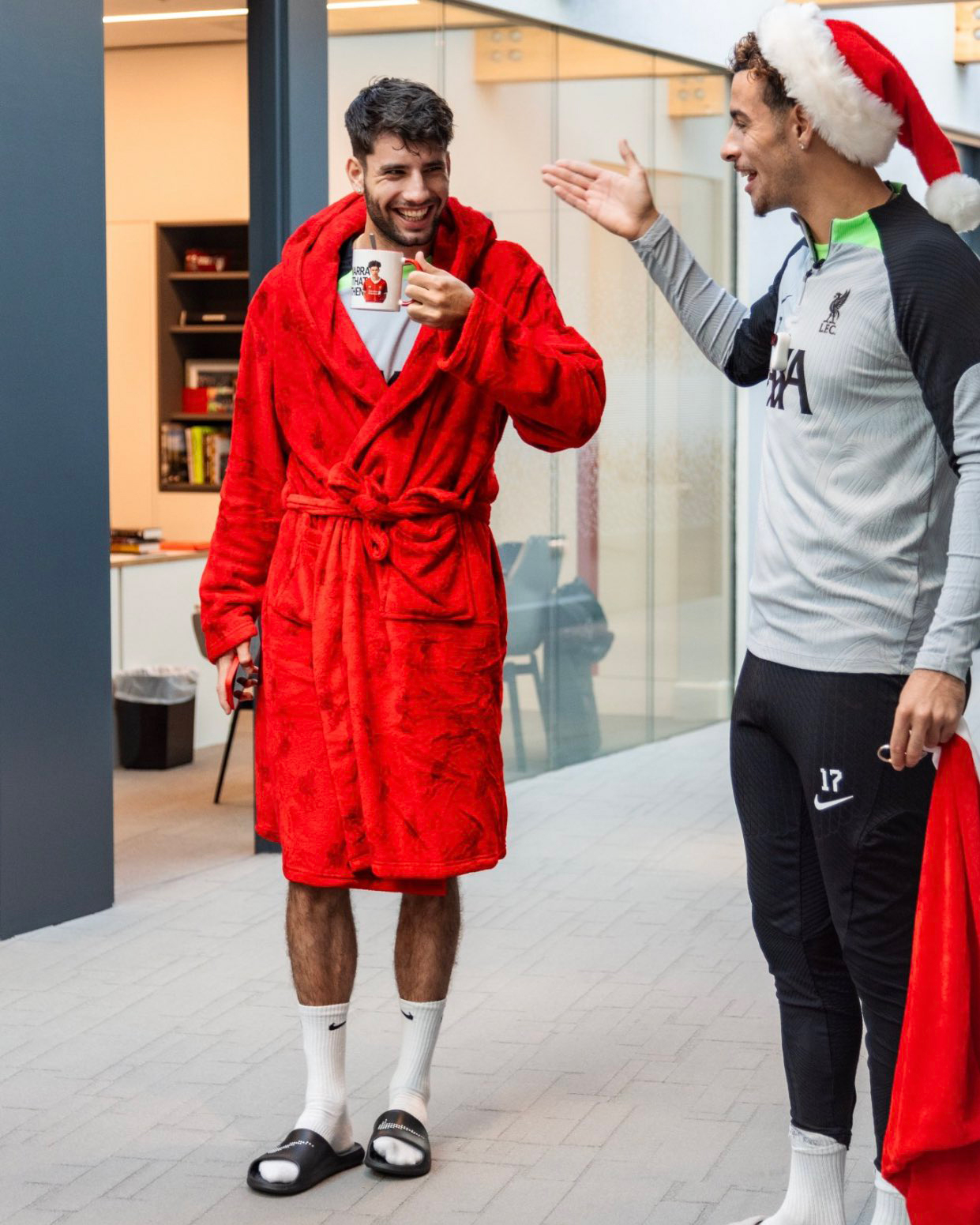 Mens liverpool deals dressing gown