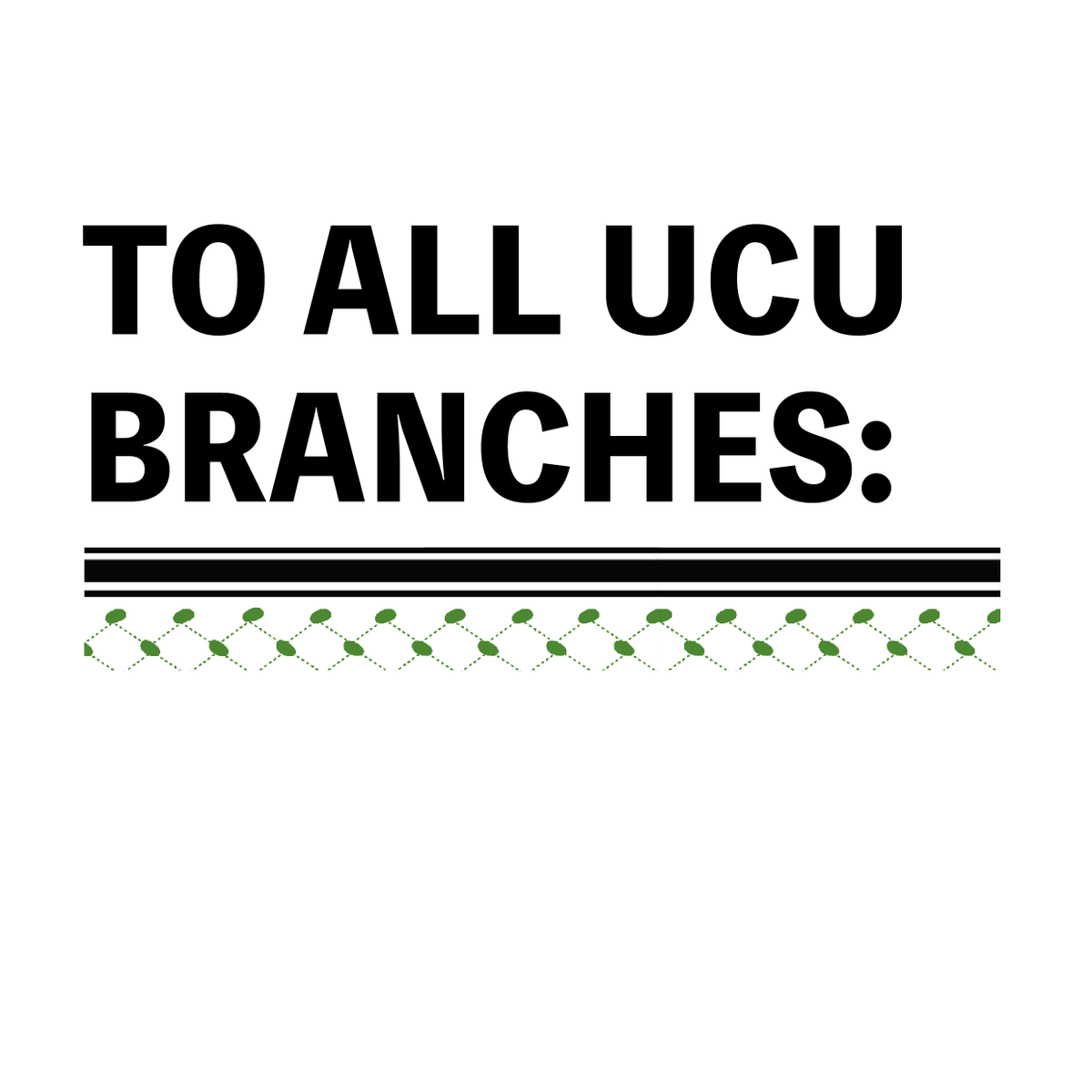 UnisNotBorders's tweet image. Solidarity action to amplify @WorkersinPales1 that #ucuRISING members can coordinate in their respective branches. 

🧵