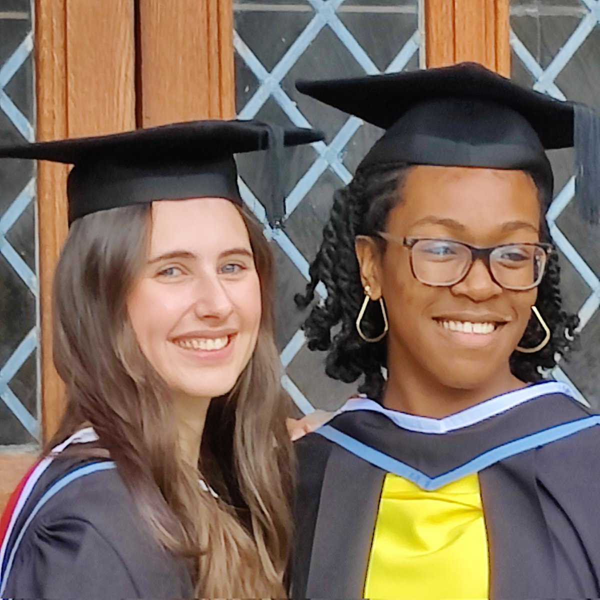 PeterRouchCA's tweet photo. Tearfully proud and joyous to be at our Rebecca's MA graduation today. Here with her great friend Daria who gave a wise and mature student's speech. Rebecca, we love you beyond words! https://t.co/YvmAcVv89x