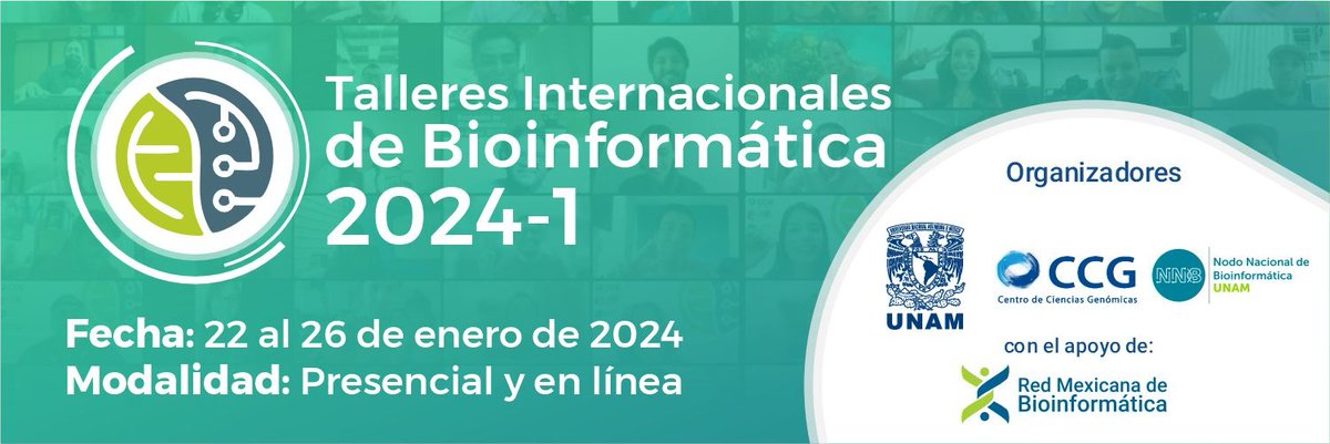 ‼️Les invitamos a consultar la convocatoria de los próximos TIB2024-1‼️ 🙌. Habrá talleres en línea y de manera presencial 👩‍💻🧑‍💻. ¡No se lo pueden perder! 🤩 Para mayor información consultar el siguiente enlace 👇: nnb.unam.mx/TIB2024-1/