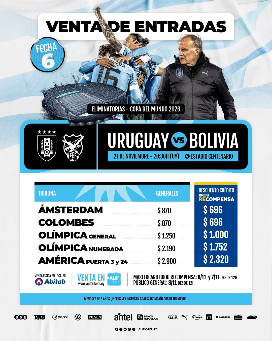 ATENCIÓN URUGUAY // El fútbol uruguayo avanza a la octava fecha