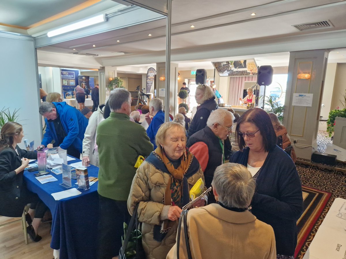 All happening at day one of Limerick 50 Plus Show in the Greenhills Hotel. Doors open 10 tomorrow. Register for free at seniortimes.ie @Specsavers @GreenhillsHotel @SeniorTimesMag