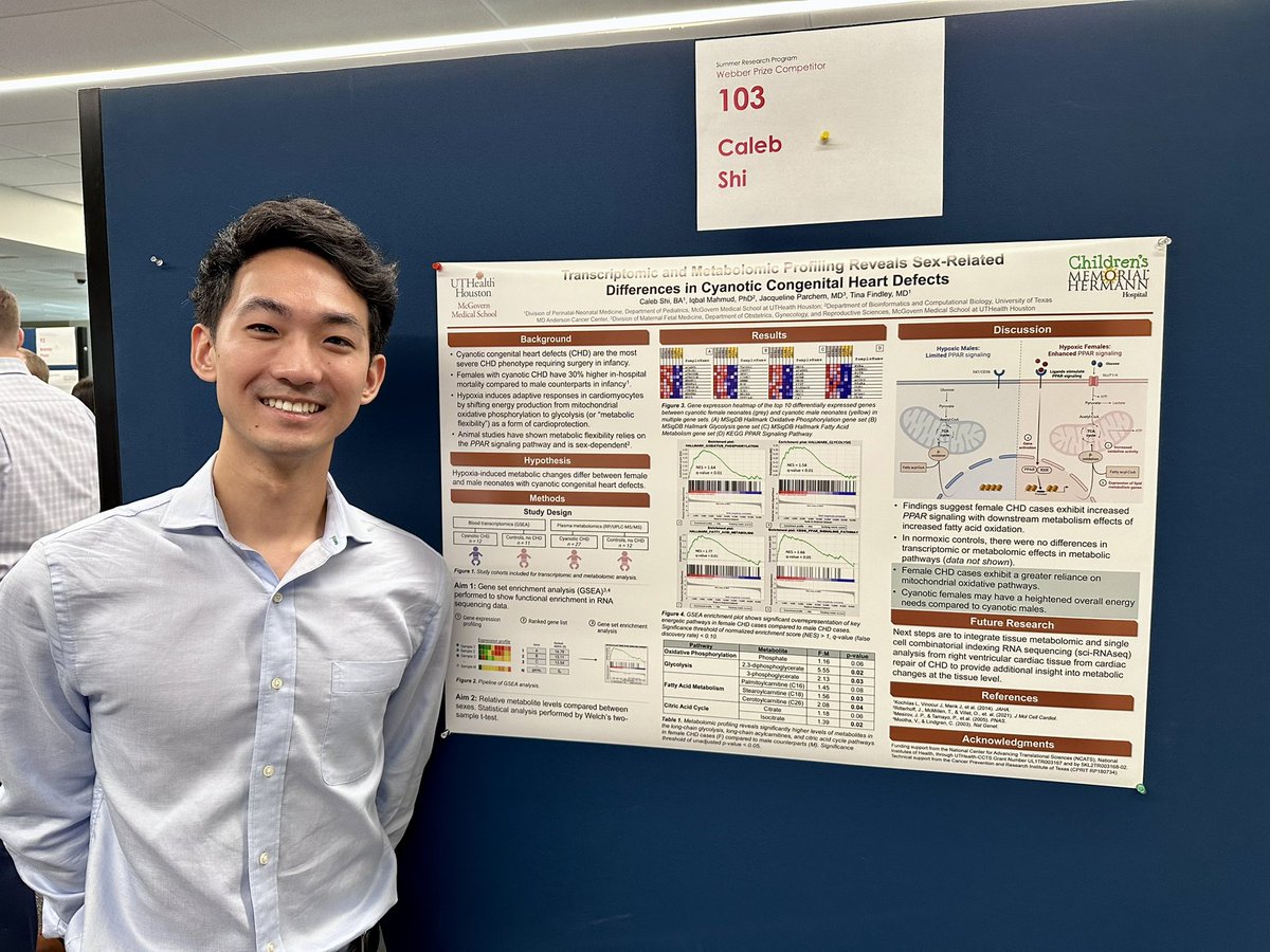 Huge congrats to Caleb Shi, MS2 @McGovernMed @UTHealthHouston, for winning the C. Frank Webber Prize for Student Research!!! Well deserved! 🎉 @TinaFindleyMD, Dr. Mahmud and I are extremely proud! @UTHealthNeo @UTHealthObGyn @UTHealth_News