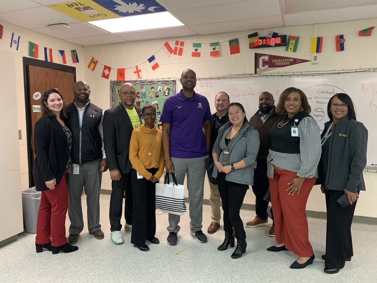 This is why we do this! Today, Coach Eric Law teared up when we came to his classroom at Rawlinson Road Middle School and announced he is the Attendance Incentive winner. We are so grateful The Community Partnership Foundation and @SamsClub support our deserving teachers!