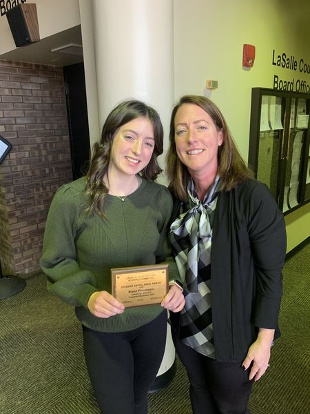 YouCantDefendUs's tweet photo. Congrats to Brynn Pennington for receiving the “Student Excellence Award” from the LaSalle County Board of Education.

This girl continues to impress on the court and in the classroom

Proud of you Brian! https://t.co/mzBSglGbne
