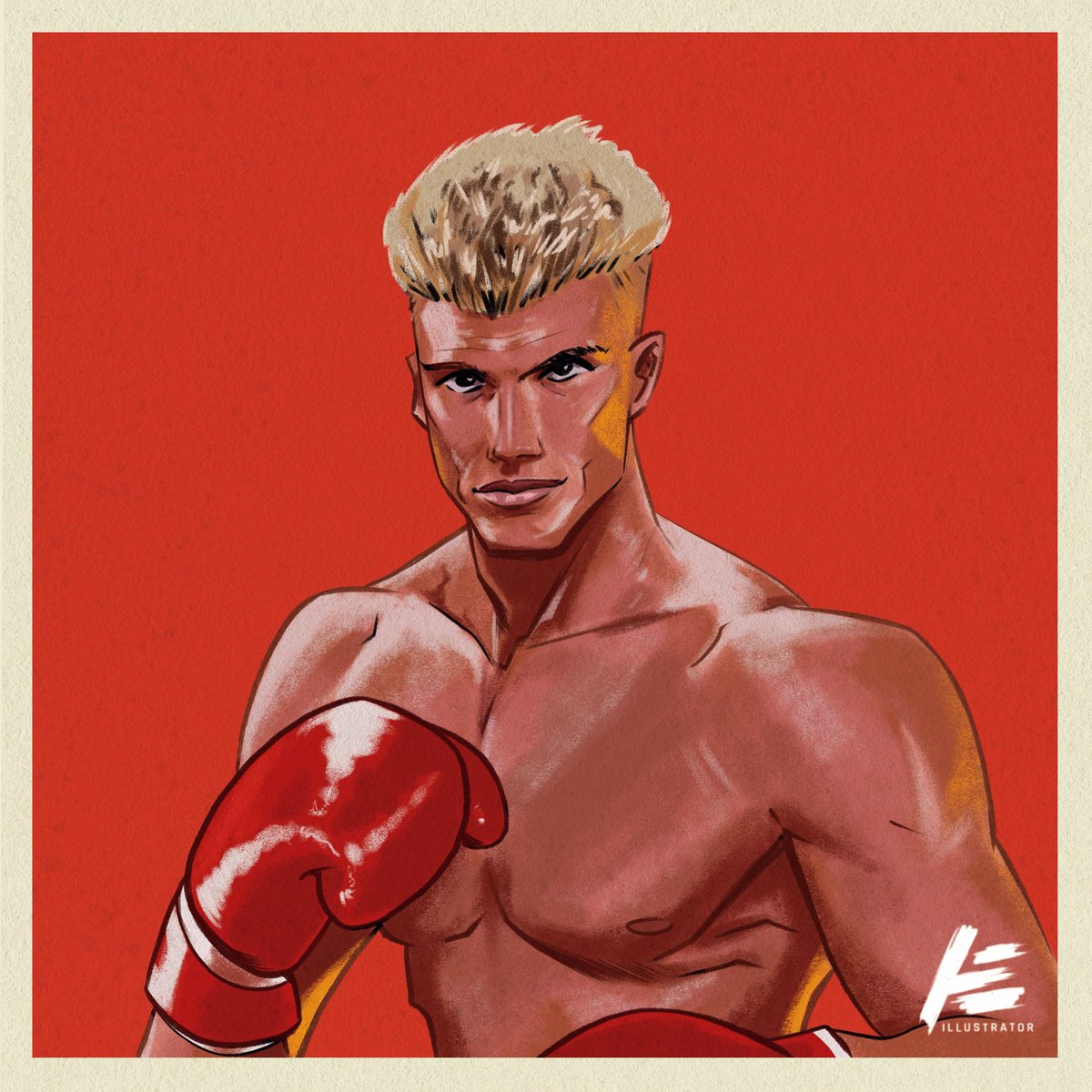 AntniEllison's tweet photo. Wishing the legendary Dolph Lundgren a knockout birthday! 🥊🎉 

Celebrating with this Drago-inspired artwork. 

#HappyBirthday #dolphlundgren #RockyIV #ArtisticTribute #artwork #fanart #fanartfriday #artist #art #procreatework https://t.co/J7Z2oa6q8Z