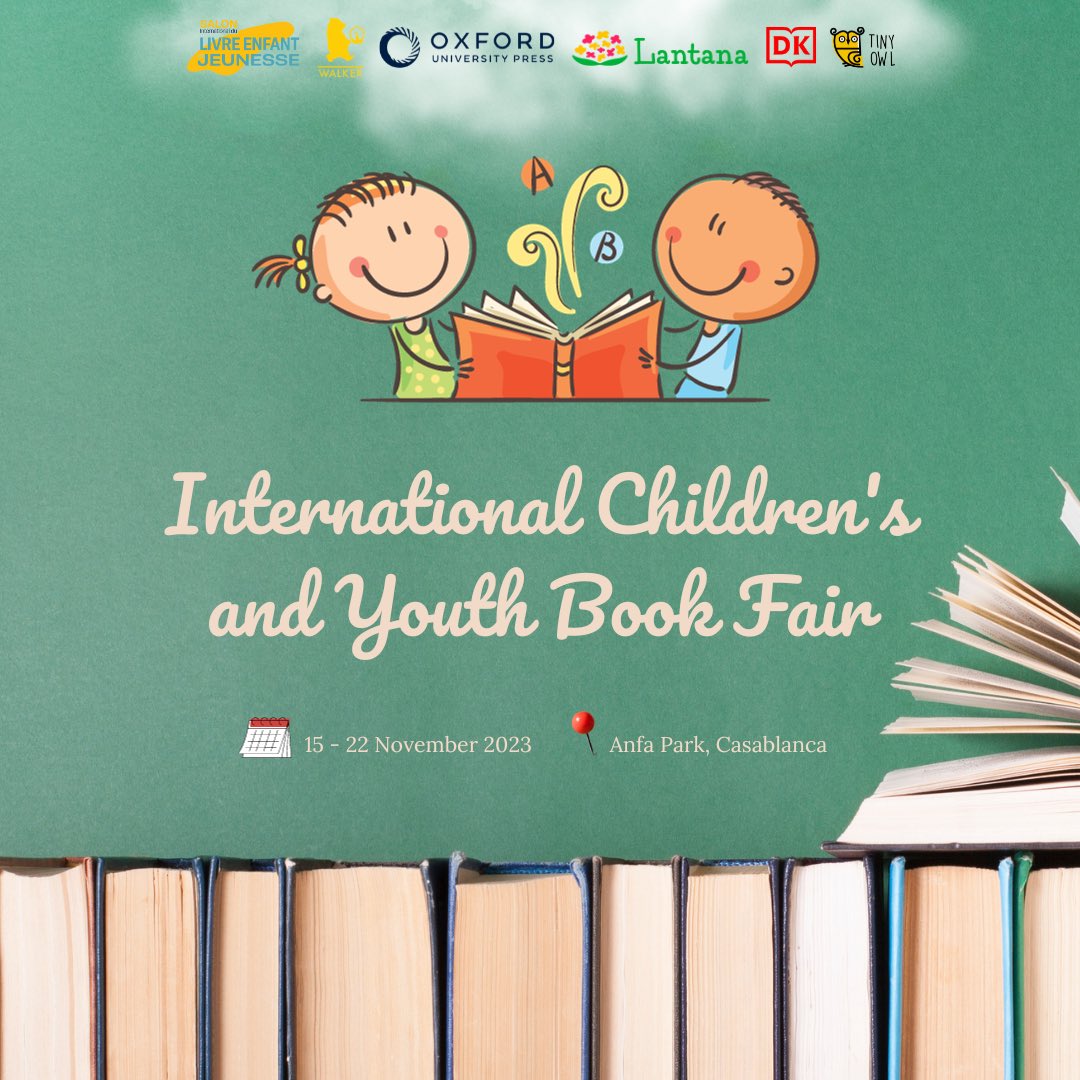 📢 We are excited to announce the UK’s participation in the first edition of SIELJ taking place in Casablanca from 15 to 22 November 2023. 

📚 Do not miss the opportunity to join our authors and dive into the magical world of children's books on Stand 15! 
#SILEJ #UKatSILEJ