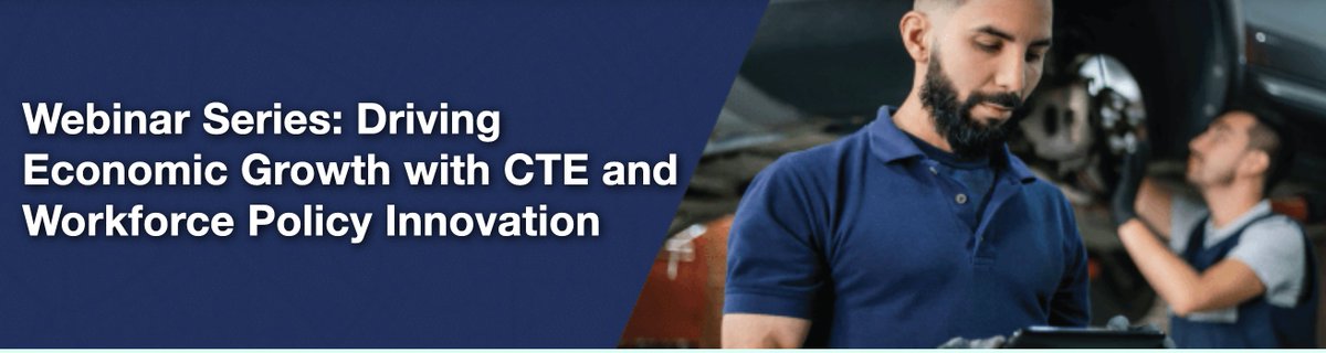 Hunt_Institute's tweet photo. Persistent talent shortages have put state and regional talent pipelines at the forefront of discussions about corporate site selection. Join @ACT for this five-part webinar series, Driving  Economic Growth with CTE and Workforce Policy Innovation
https://t.co/naGqqPH5pK https://t.co/Sx7XIqWeCU