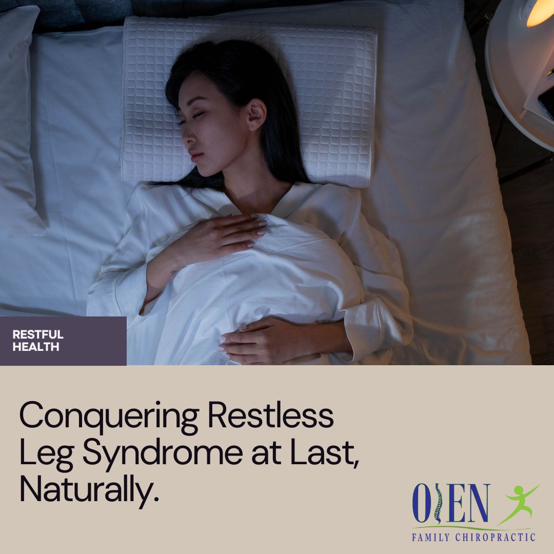 Restless Leg Syndrome doesn't have to keep you up. Let us help you achieve comfortable, uninterrupted sleep through gentle chiropractic care. 🌙💫 

 #RLSRelief #SleepPeacefully #ChiropracticSolutions #RestlessLegSyndrome #SiouxFalls #SiouxEmpire #Chirpractic #Natural