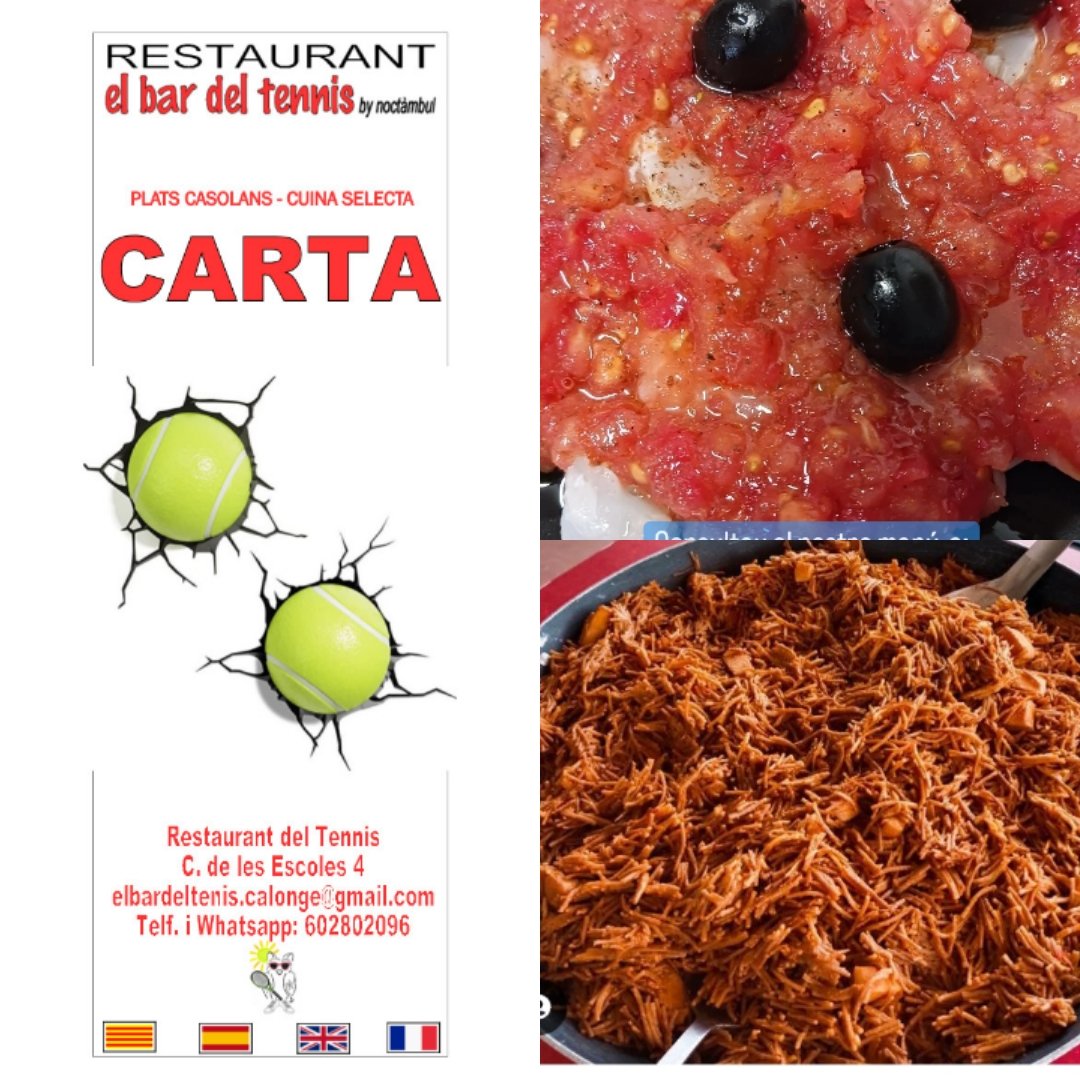Bon dia, en quatre dies tenim el Nadal a sobre. Per aquells que feu dinars o sopars amb amics, parents o treballadors. Us recordem la possibilitat de celebrar-ho  al nostre Restaurant del Tennis Calonge. Si esteu interessats podeu contactar amb Nosaltres. Salutacions