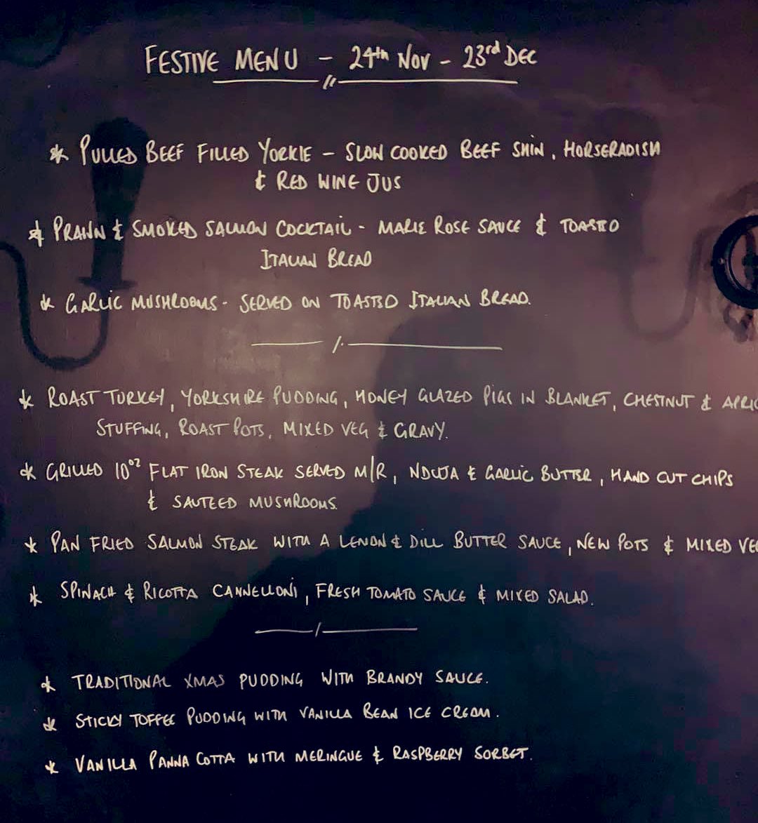 SwindyMiller's tweet image. The Black Horse at Ingleton, just outside Darlington has a Festive Menu starting 24th November! Looks canny 👌

Tables must be pre-booked 🍽️ #goodfood #codurham