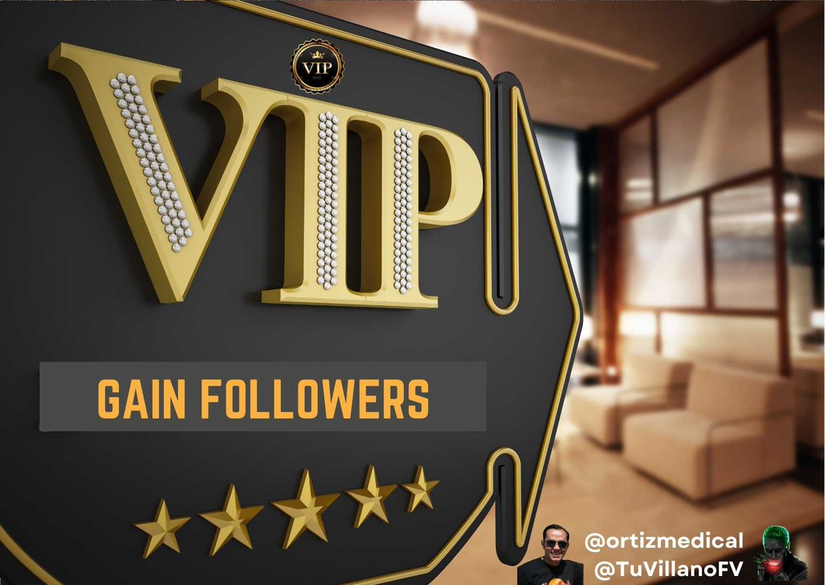 Entra al mejor grupo de DINAMICAS para ganar seguidores, 100% de efectividad.
#VipGainFollowers