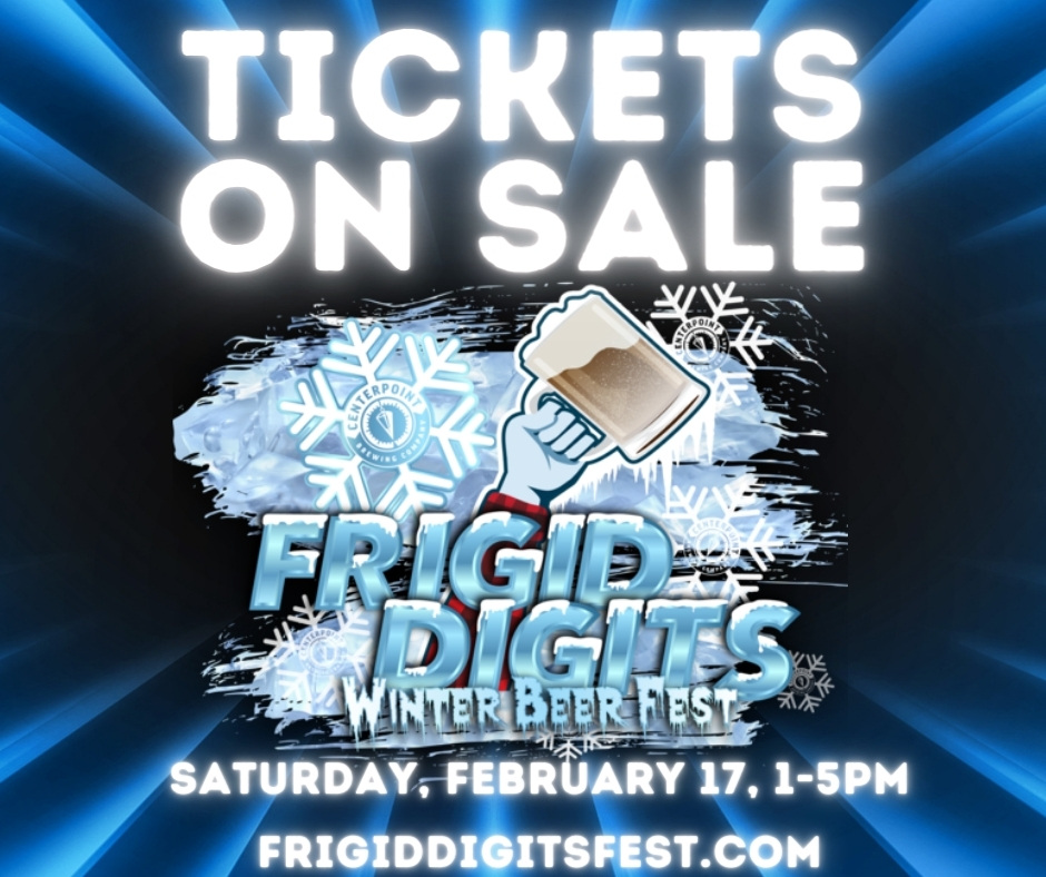 IndianaOnTap.com (@indianaontap) on Twitter photo Tickets are on sale for the 2024 Frigid Digits Winter Beer Fest at <a href="/centerpointbrew/">Centerpoint Brewing</a> on Feb. 17 from 1-5pm. Tickets are available at FrigidDigitsFest.com – get them soon as this festival sells out. There will be a record 40+ Indiana alcohol producers doing unlimited samples. Tickets are on sale for the 2024 Frigid Digits Winter Beer Fest at <a href="/centerpointbrew/">Centerpoint Brewing</a> on Feb. 17 from 1-5pm. Tickets are available at FrigidDigitsFest.com – get them soon as this festival sells out. There will be a record 40+ Indiana alcohol producers doing unlimited samples.