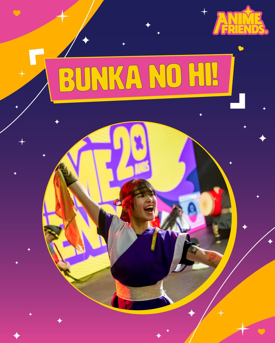 animefriends's tweet photo. Você sabia que no dia 3 de novembro, no Japão, é comemorado o Bunka no Hi? Em uma tradução livre, é o Dia da Cultura, onde ocorrem atividades culturais, como arte, paradas entre outros.
Não podíamos deixar de lembrar sobre essa data importante!
#animefriends #bunkanohi https://t.co/XBqqC7XQOy