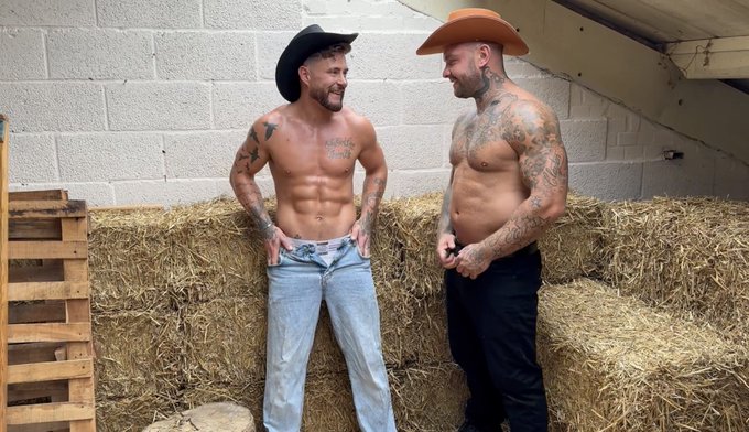 Brokeback Mountain!  Howday Partner!  Remember, what happens in the barn stays in the barn!  Brand new