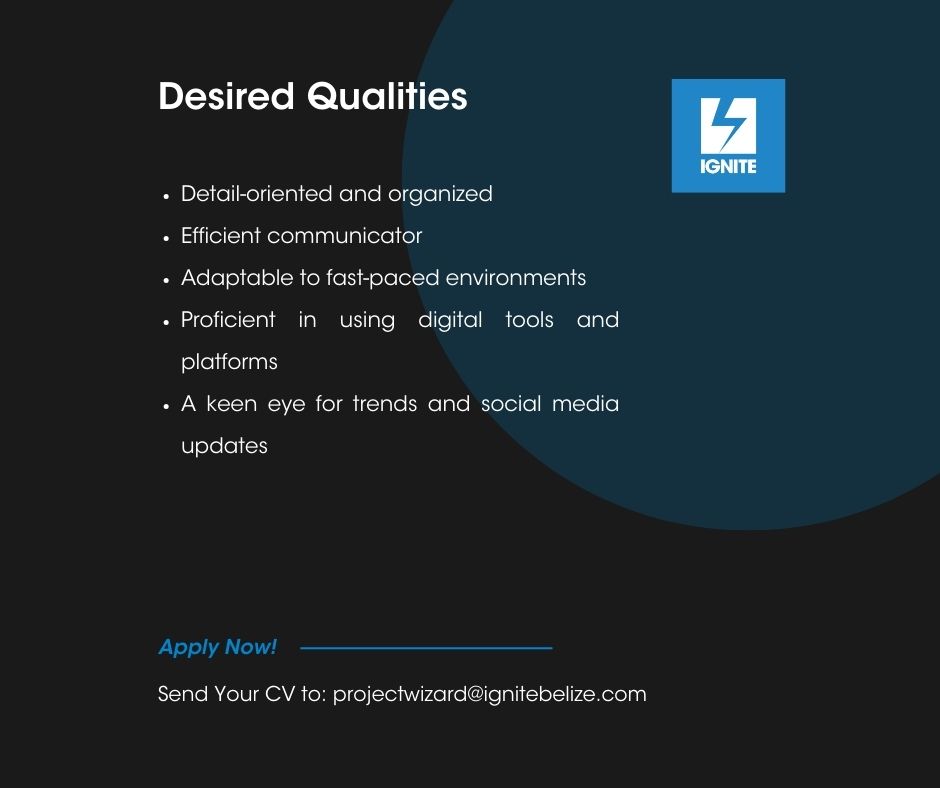 IGNITE Media (@ignitebelize) on Twitter photo ππΌ Got skills in organization & social media? IGNITE needs you! π Send your CV to projectwizard@ignitebelize.com and let's make great things happen together! β‘οΈ
#IGNITEbelize #NowHiring #AdminAssistant ππΌ Got skills in organization & social media? IGNITE needs you! π Send your CV to projectwizard@ignitebelize.com and let's make great things happen together! β‘οΈ
#IGNITEbelize #NowHiring #AdminAssistant