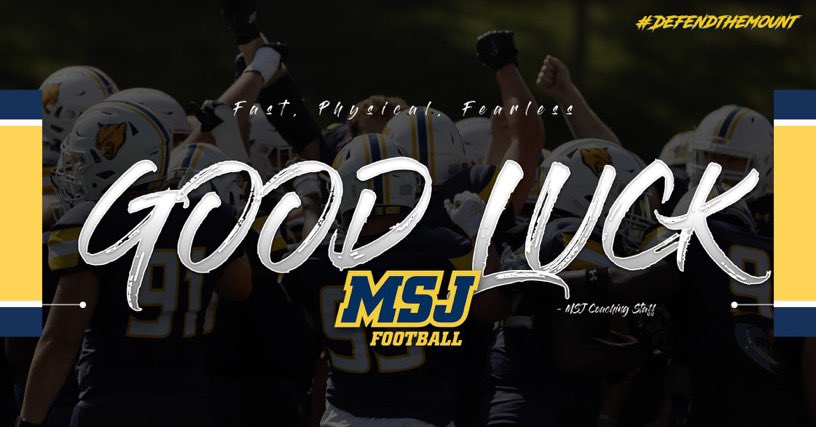 Thanks for the love <a href="/MSJ_FB/">Mount St. Joseph Football</a> <a href="/JT_FTF/">Coach JT🚀</a>