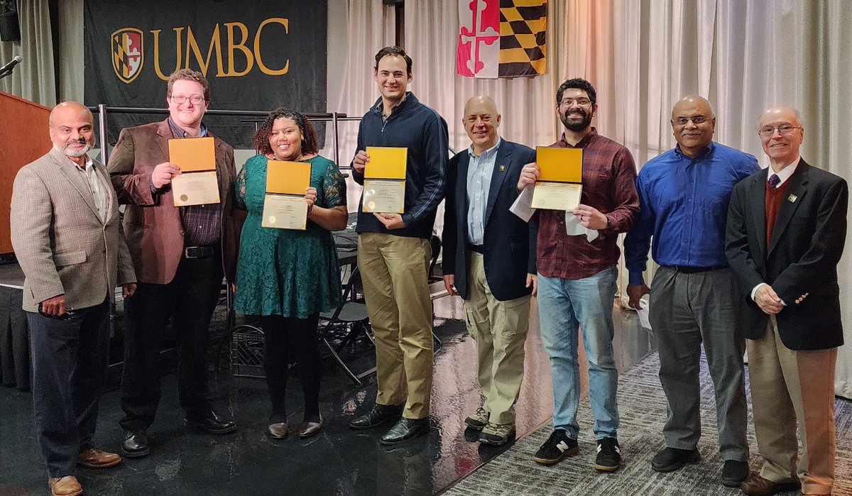 Mark_R_Marten's tweet image. Congratulations to @UMBC_CBEE PhD Candidates Matthew Stromberg, Jada Damond, Walker Huso 
Zach Sheffield, who celebrated achieving PhD Candidacy today. 
#UMBCengineering #UMBC