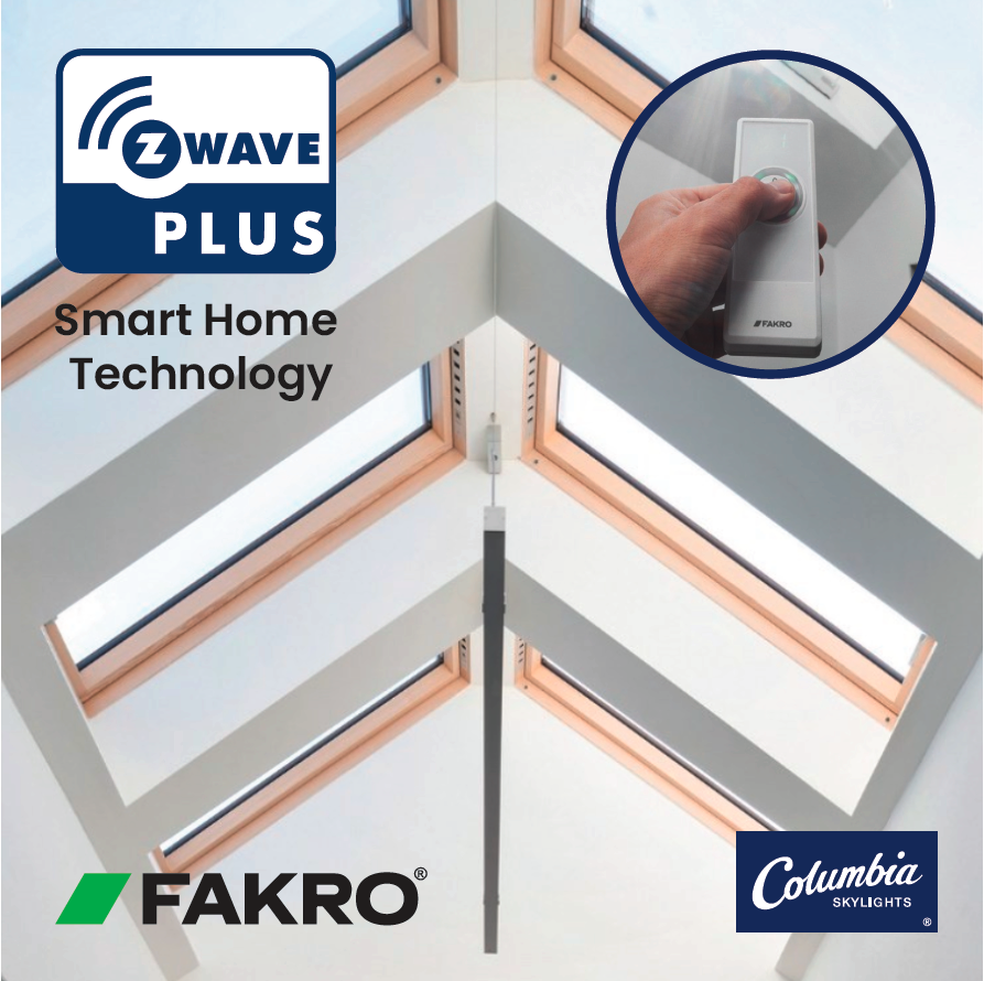 CanadaFakro's tweet image. Control multiple #skylights situated in hard-to-reach locations like a vaulted ceiling.

FAKRO utilizes Z-Wave Smart Home Technology - used in thousands of products by hundreds of top manufacturers. #fakro #columbiaskylights