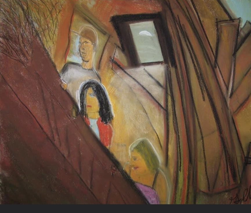 A Deer Hunter Dreams
#painting by Goldberg 
#art