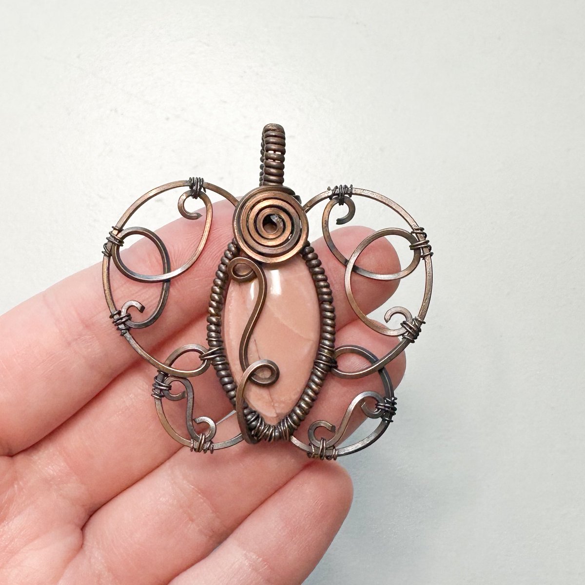 30 minutes til my collection drops! Nerves are racing ahhh😥😬 this pink opal butterfly along with many other pendants will be available then <3