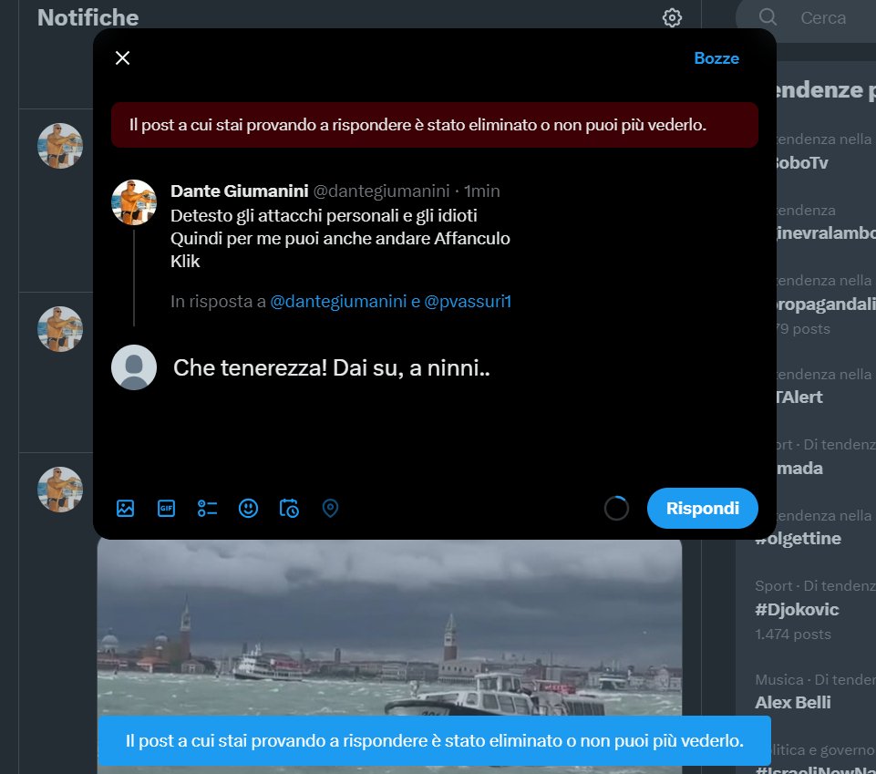 Cioè, guardate che tipo <a href="/dantegiumanini/">Dante Giumanini</a> che difende <a href="/GiorgiaMeloni/">Giorgia Meloni</a> e attacca tutti, da <a href="/giuseppeconte/">Giuseppe Conte PhD</a> a @HoyPalestina .. scrive stupidaggini, si mette ad offendere tutti e poi si cancella da solo e ti blocca, non reggendo ovviamente il confronto