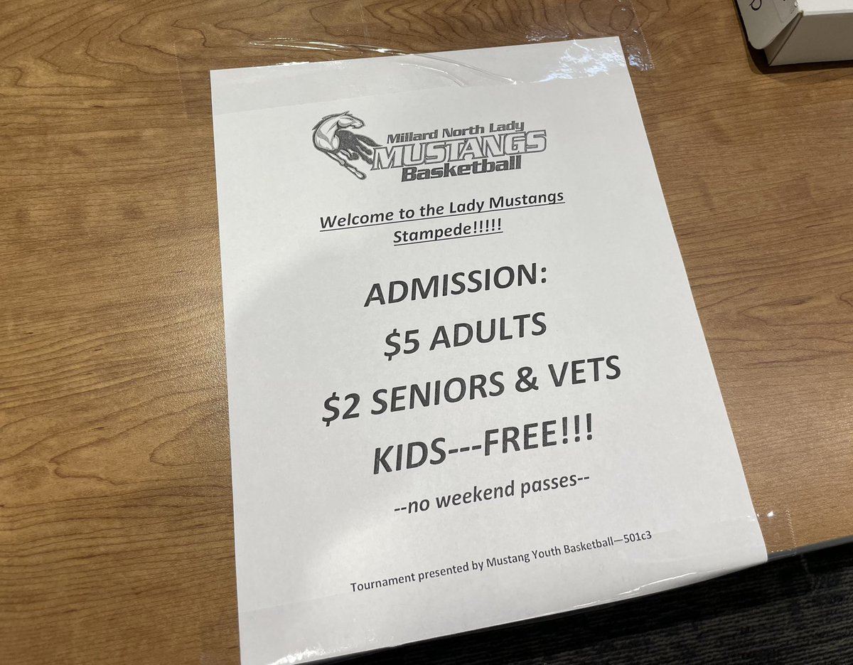 MNmustangGBB's tweet photo. Last Mustang Stampede this weekend. Come see your team play. Pricing is what ALL youth tournaments should be!  And you don’t have to run a score clock or keep book!  HUGE thanks to our people for making this happen. https://t.co/dEDC4UpZxT