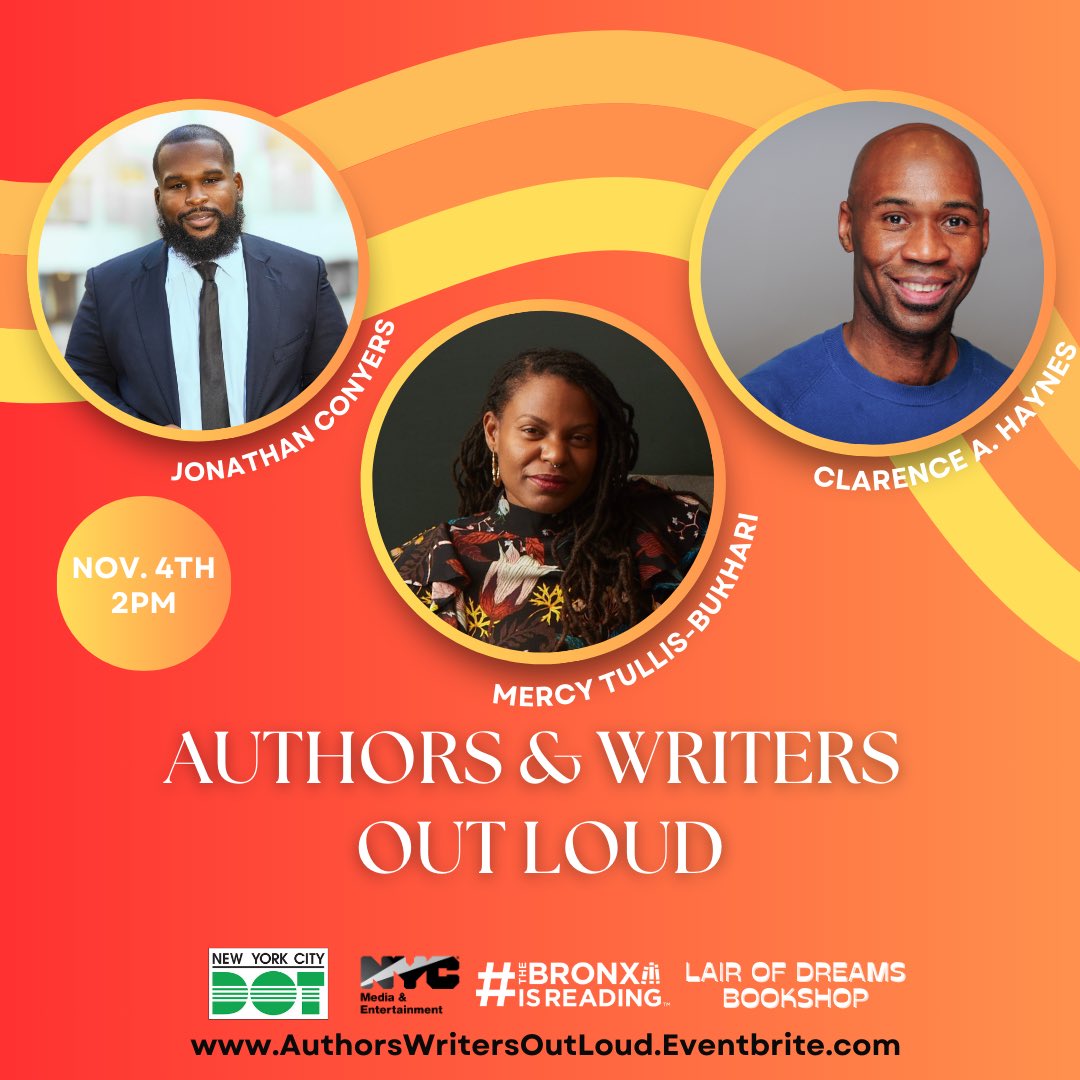 Tomorrow, Saturday, Nov. 4, at 2pm, I’ll be taking part in the Authors &amp; Writers Out Loud panel at 1 Fordham Plaza in the Bronx, repping Nubia: The Awakening &amp; Reckoning on behalf of myself and @OmarEpps along w/ an array of stellar authors. Free RSVP at  eventbrite.com/e/authors-writ…