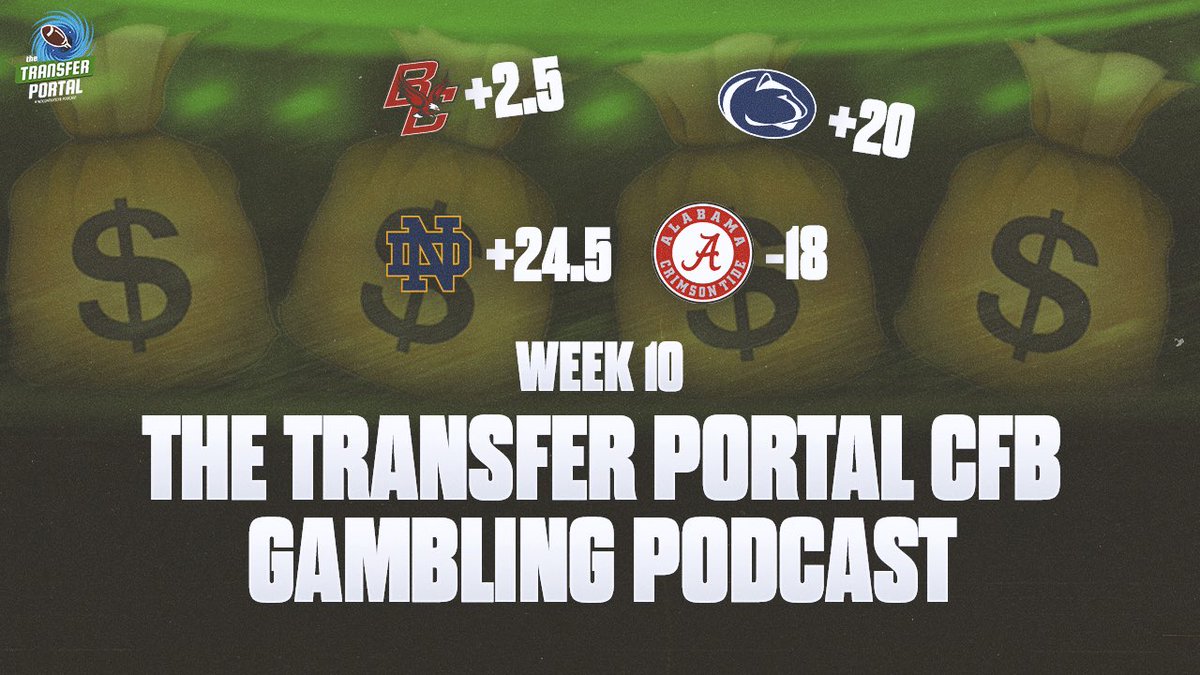 🗣️REMEMBER, REMEMBER, THE FIRST SATURDAY OF NOVEMBER! 

The season is officially in double digits with #Week10, and the Transfer Portal CFB Gambling Podcast is back to break down the full slate and gives their picks &amp; plus-money plays!

▶️ youtu.be/KbgmPaQfnjA?si…