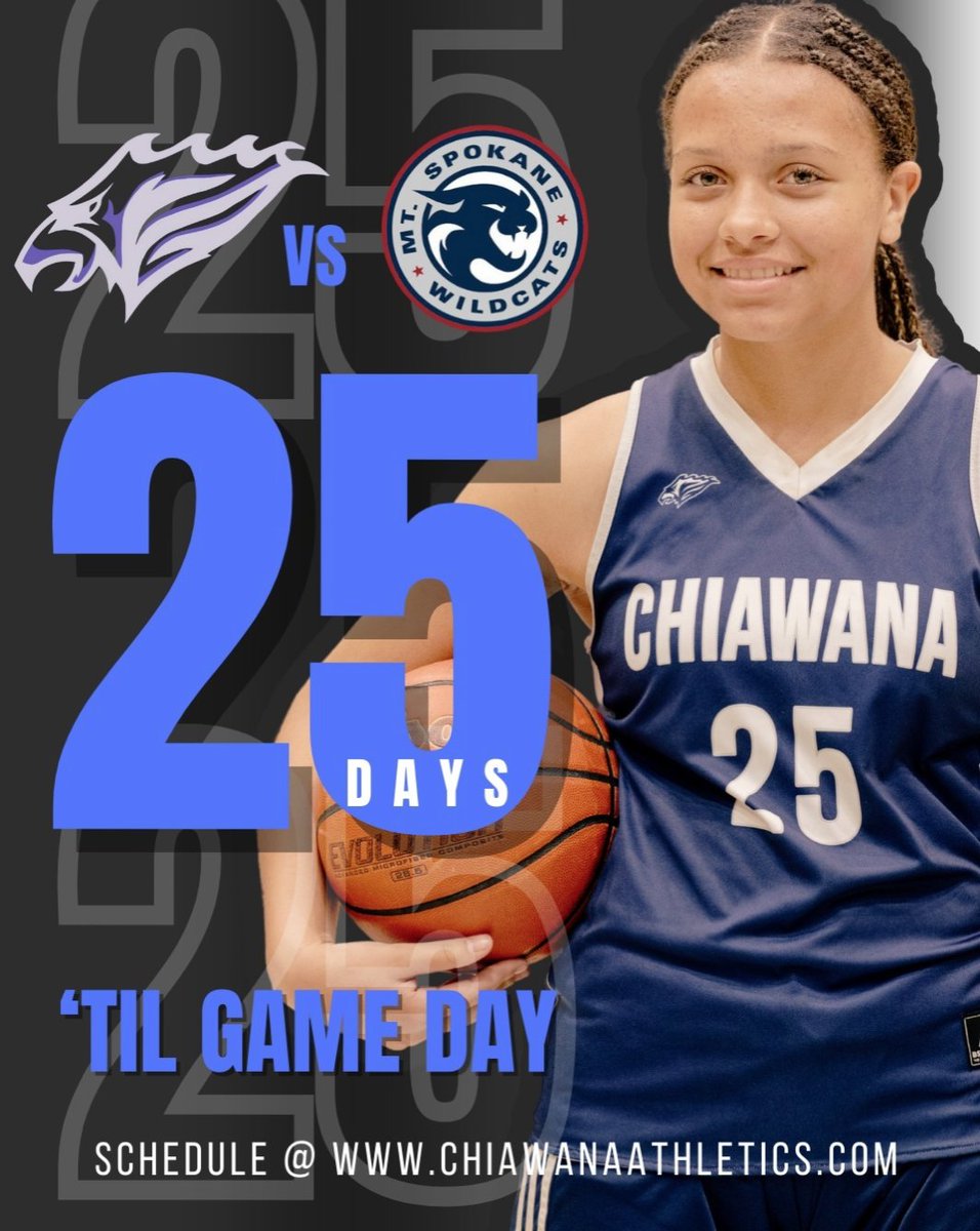 The countdown is on. 📆 

25 days until the Riverhawks play Mt. Spokane at home, Tuesday, Nov 28 @ 5:45 pm.
