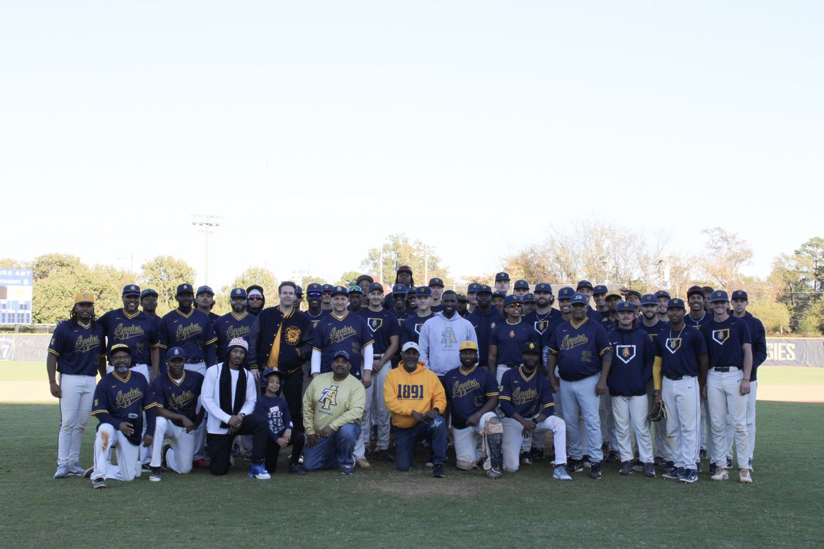 The Annual AlumBum Game was a success! Great way to kick off Homecoming weekend! Stay safe and Happy GHOE! #AggiePride | #FullTilt | #GHOE | #AlumniGame