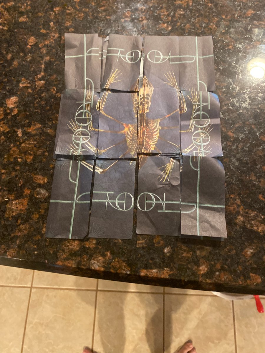 ToolRemix's tweet image. I knew that the pieces were a puzzle! @Tool 
Thanks for the most amazing concert experience! #ToolAi