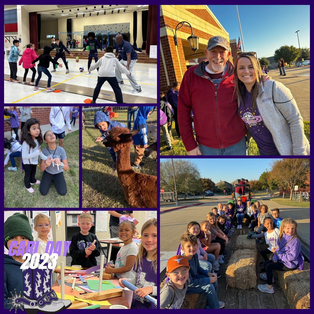 We had a fabulous day celebrating our namesake, Carl Schluter. We enjoyed learning experiences that taught us more about his interests &amp; hobbies. Thank you to everyone who helped make Carl Day a success! 💜
<a href="/schluterelem/">Schluter Elementary</a> 
<a href="/NorthwestISD/">Northwest ISD</a> #carlday #aimhigh #schluterelem #spurs4life
