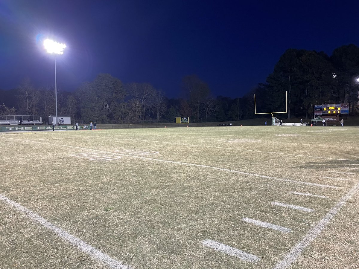 The calm before the playoff chaos. <a href="/EAHS_Football/">Eastern Alamance Football</a> hosts the Southern Durham Spartans for round one of the NCHSAA state playoffs. Kickoff is minutes away.