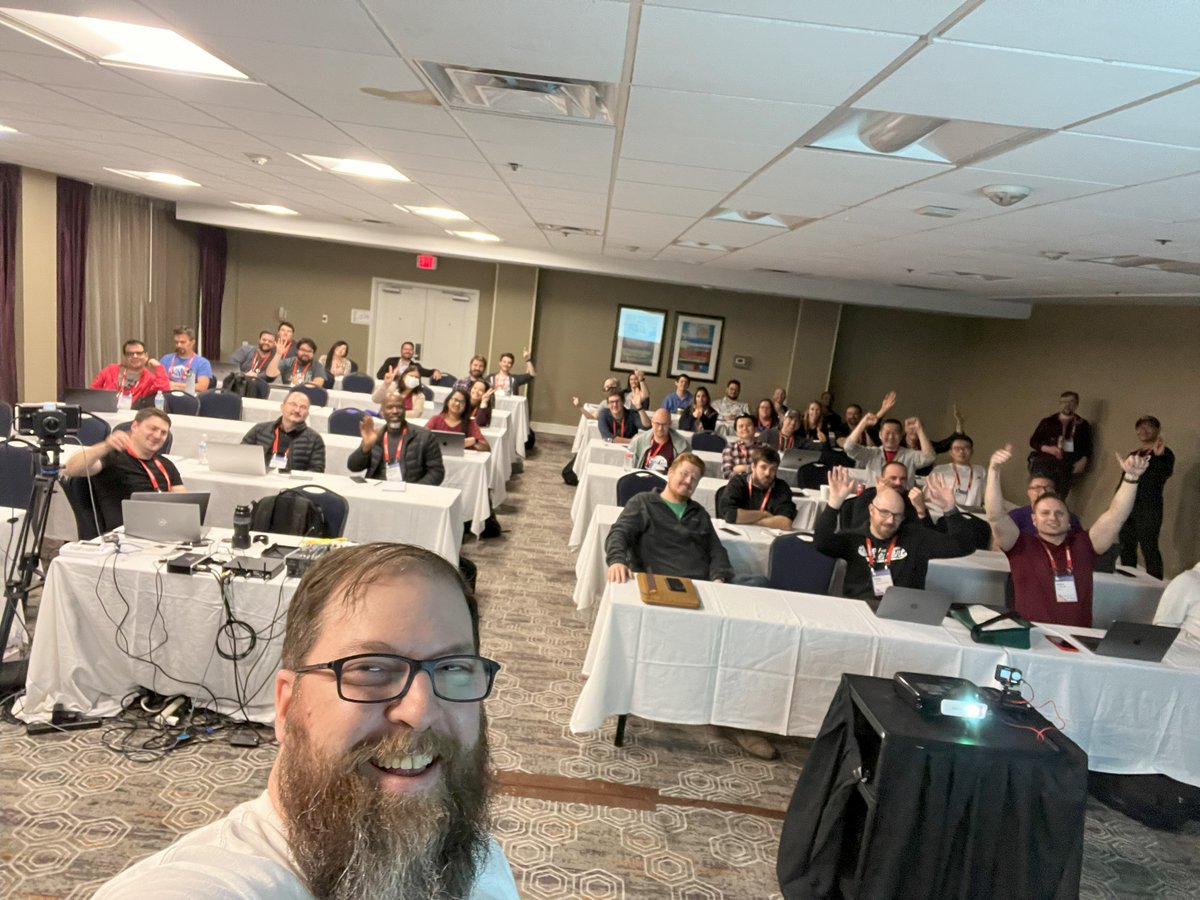 Chris_L_Ayers's tweet image. Amazing time at #LonghornPHP where I delivered a talk on Dev Containers to a standing-room-only audience! The session was a deep dive into the innovative use of #DevContainers with #VSCode and #GitHub #CodeSpaces enhanced with live #PHP demos.