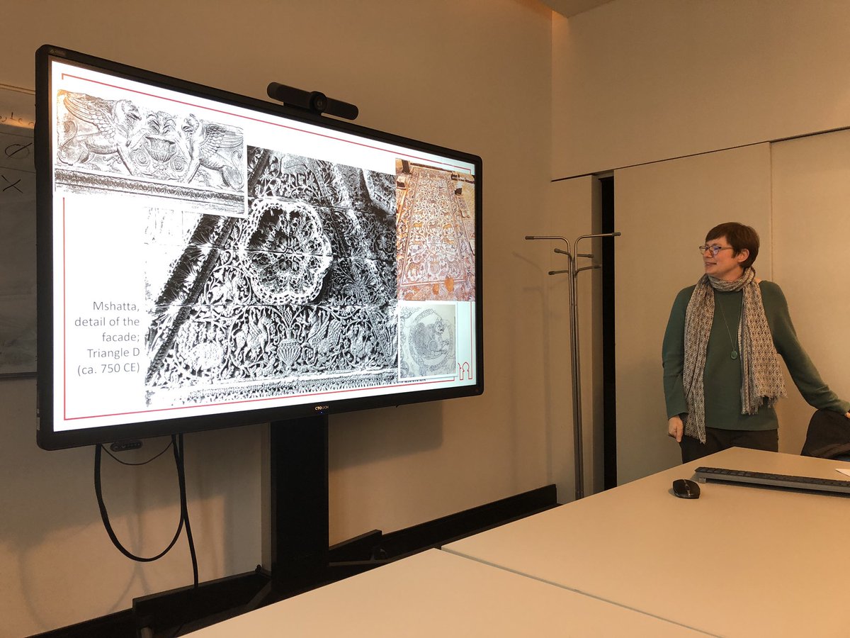 RomanislamIslam's tweet photo. Impressions from our Jourfixe 
“Questioning Globalization and Levels of Appropriation in Umayyad Visual Culture and Royal Representation in the Umayyad Heartland” by Katharina Meinecke

#romanislam #islamicstudies #islamicart #arthistory #lateantiquity https://t.co/MrHWaPC3ft
