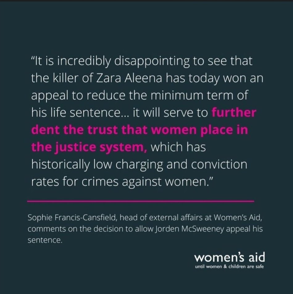 If Zara Aleena's killer is successfully going to get his sentence reduced because he beat her unconscious before some of the sexual assaults, what does that say about our justice system? He attacked her, sexually assaulted her- he murdered her. If he doesn't serve life, who does?