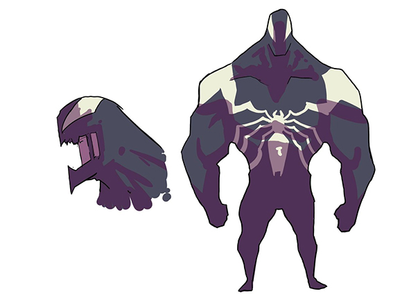 NikolaCizmesija's tweet photo. My fan Venom designs through the years.

One was in my martial arts inspired world "Way of the Spider"  and the other a design for sample pages https://t.co/dyNunohsgb