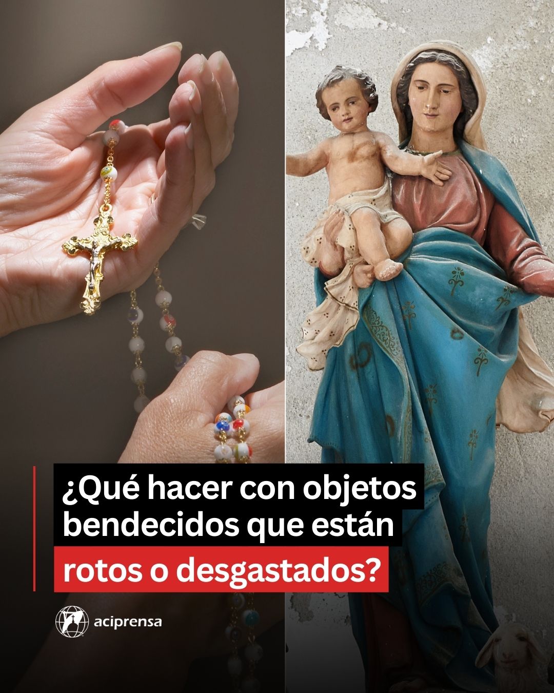 Cómo deshacerse de los artículos religiosos