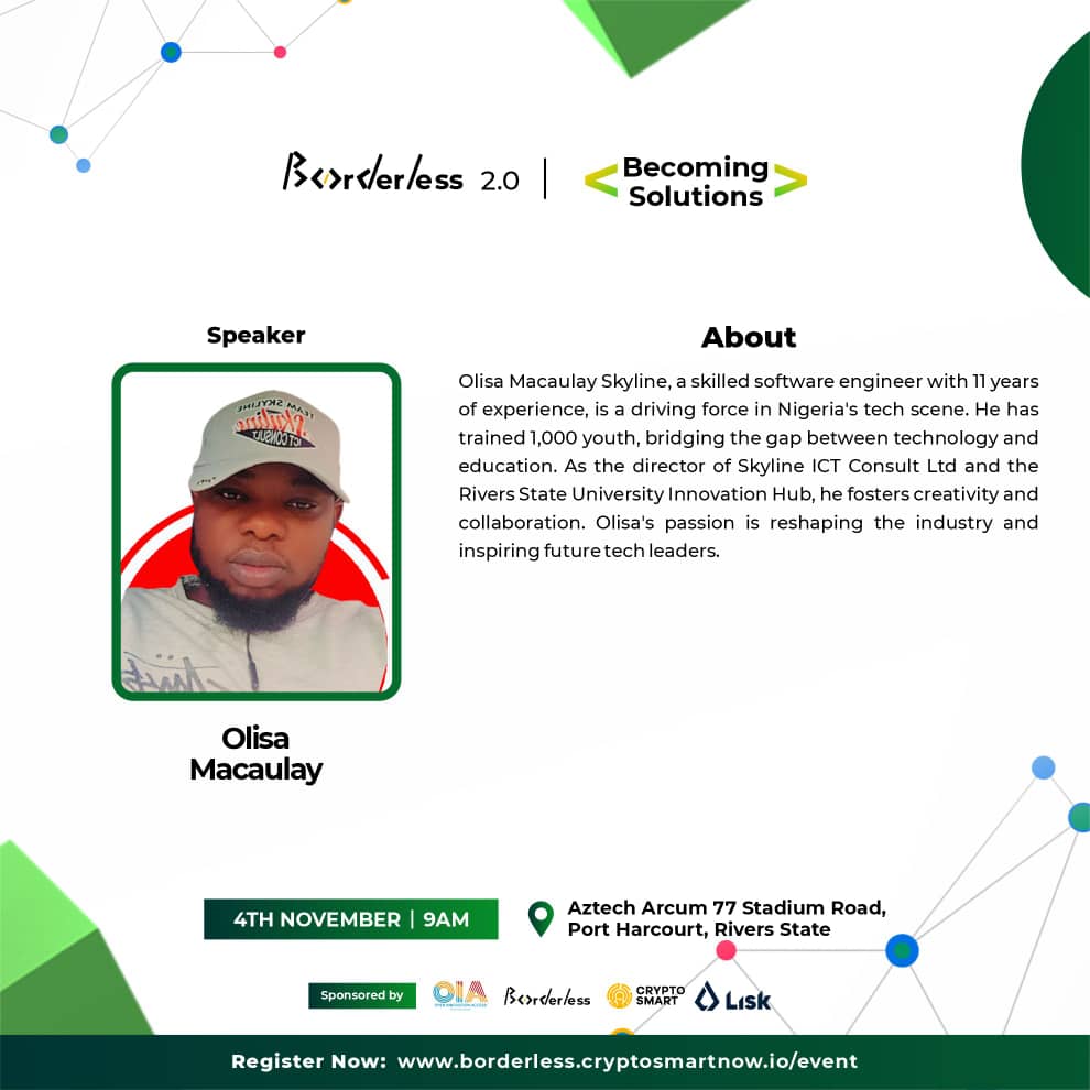 I'll be speaking at tomorrow's event about becoming the solution with Borderless Communities, what a great place to be.

@cryptosmartnow 
#borderless20
#becomingsolutions
#cryptosmart