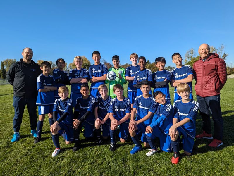 Grade 7 Boys win the ISEA Boys Soccer Div. 2 Championship with a 3-0 win over St. George’s. Great job Boys. Go Storm!