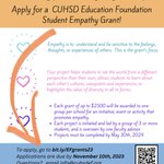 Photo by CUHSD Ed Foundation (@CUHSDEF)