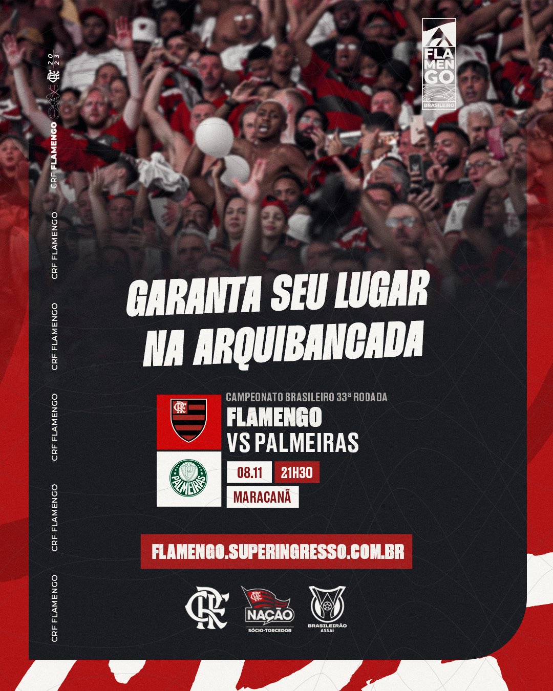 Ninho da Nação CRF on X: Os jogos do Flamengo em setembro e outubro. Preparem o coração. / X