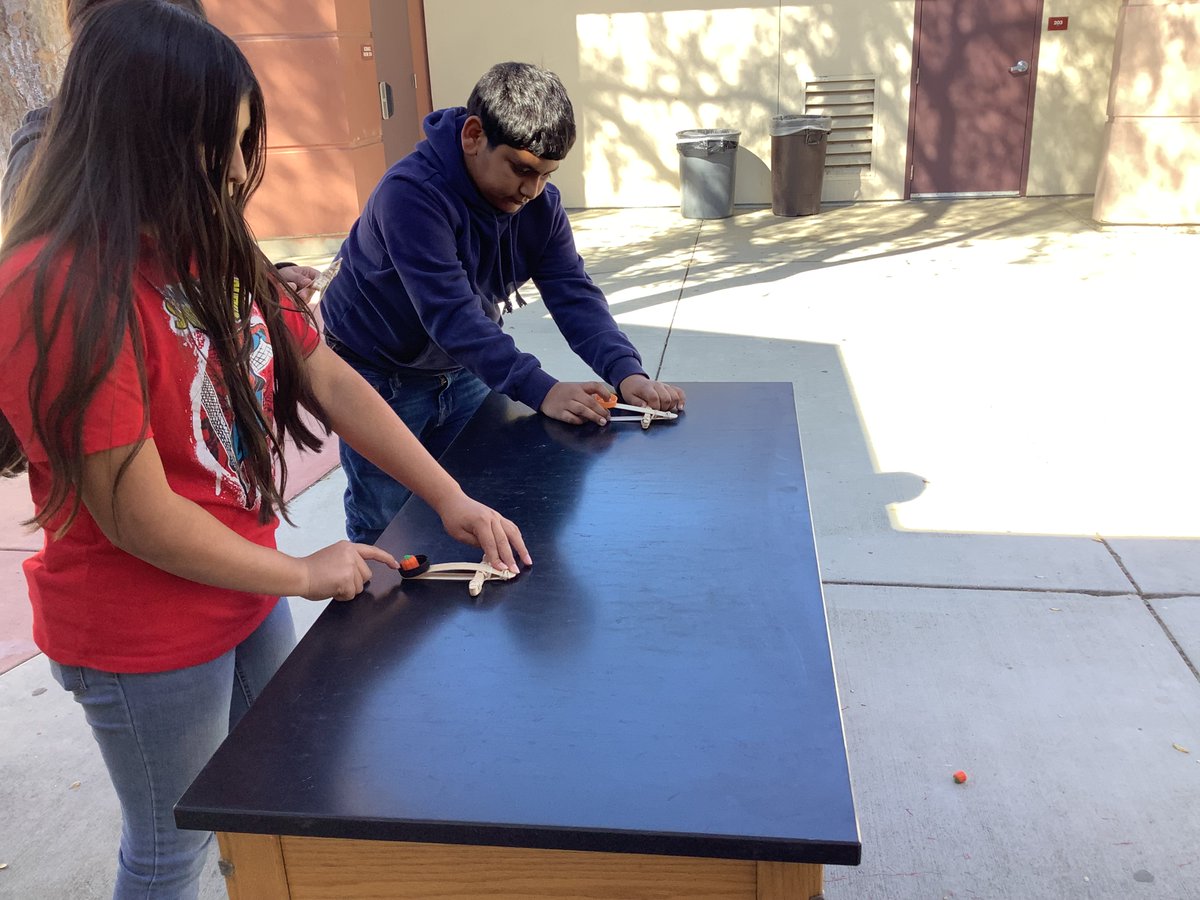 hms_aztecs's tweet image. 🎃🚀🔬Students in our Science class are taking learning to a whole new level! 🚀🔬🎃Watch as they put their knowledge to the test by designing and building mini pumpkin catapults. 🎯🎉Learning can be so much fun! #STEMeducation #ScienceClass #InnovativeLearning #PumpkinCatapults